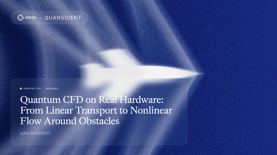 Quantum CFD on Real Hardware: From Linear Transport to Nonlinear Flow Around Obstacles